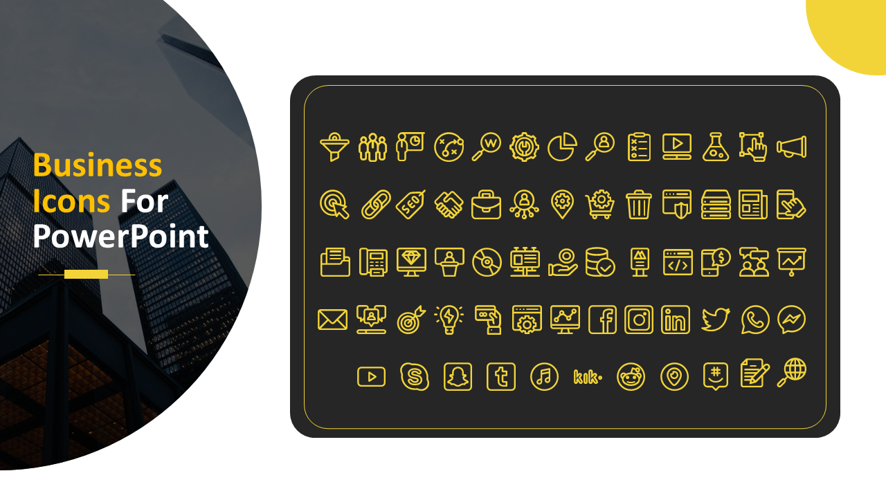 Creative Business Icons For PowerPoint Presentation